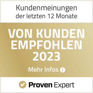 ProvenExpert von Kunden Empfohlen 2023